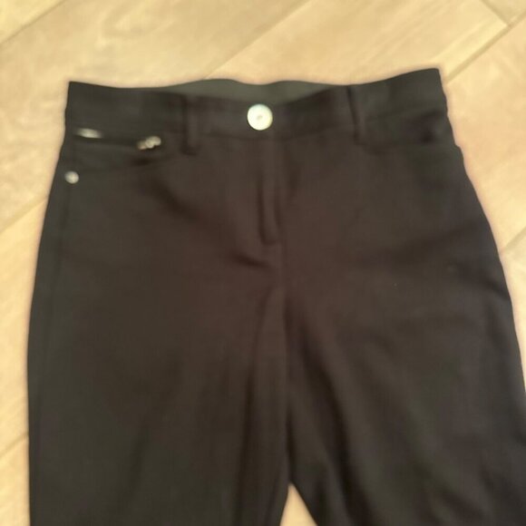 CHICO'S SO SLIMMING SMALL (0) SHORT BLACK JEGGINGS WOMENS - Picture 2 of 7